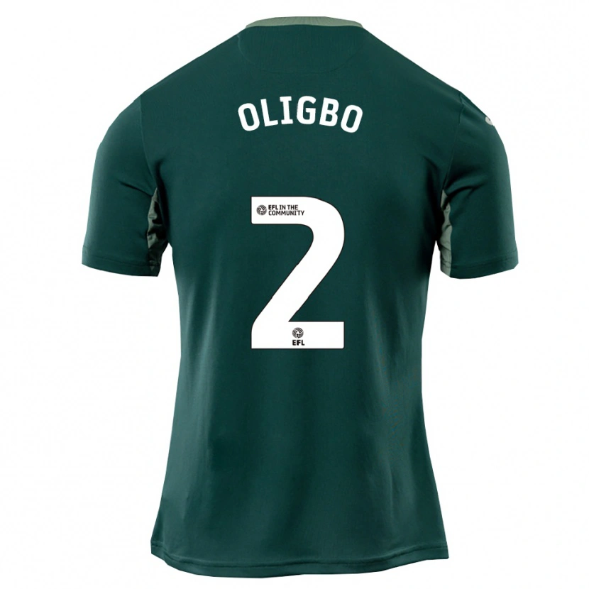 Danxen Men Finlay Oligbo #2 Green White Purple Away Jersey 2025/26 T-Shirt