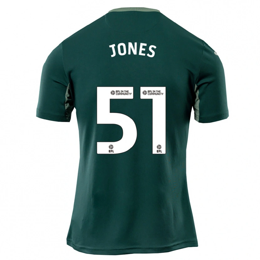 Danxen Men Dylan Jones #51 Green White Purple Away Jersey 2025/26 T-Shirt