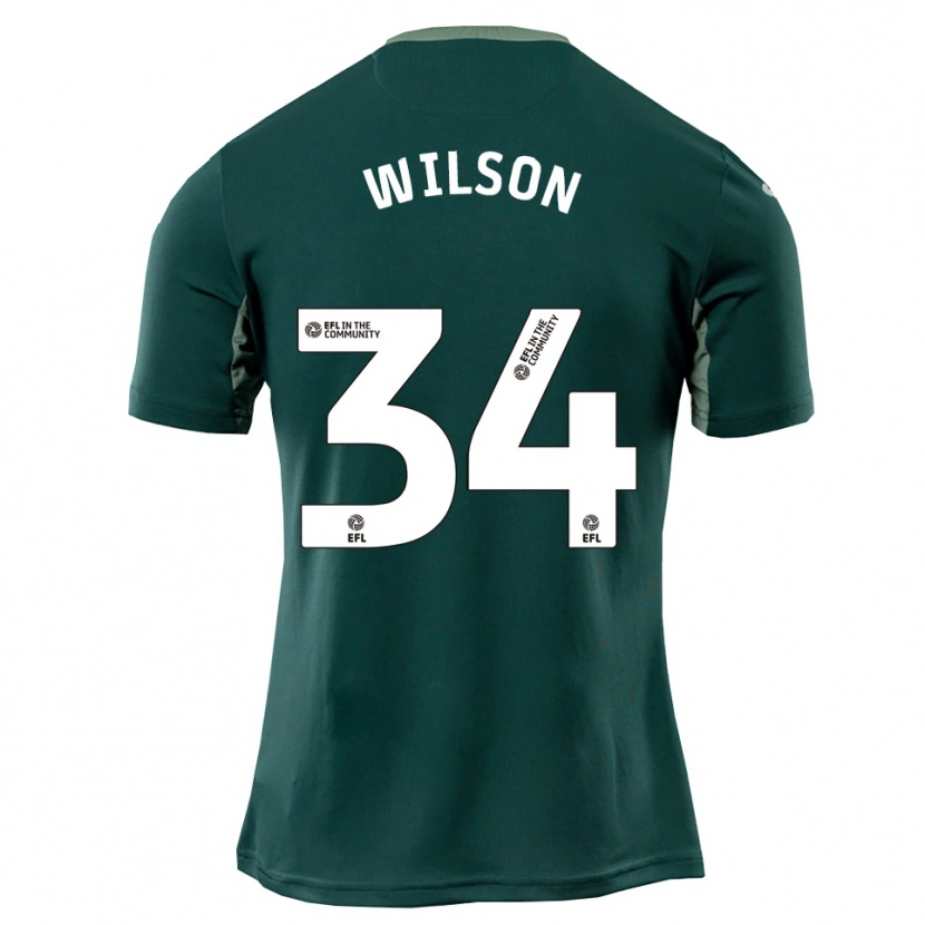 Danxen Men Drew Wilson #34 Green White Purple Away Jersey 2025/26 T-Shirt