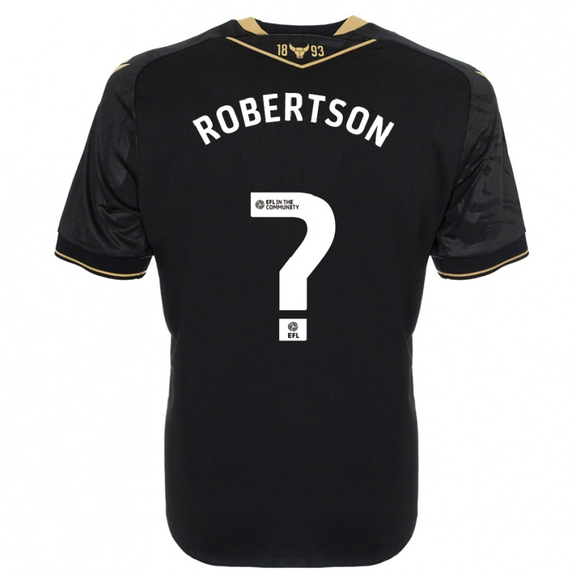 Danxen Men Maddie Robertson #0 Black Gold Away Jersey 2025/26 T-Shirt