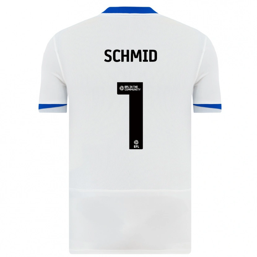 Danxen Men Nicolas Schmid #1 White Black Away Jersey 2025/26 T-Shirt