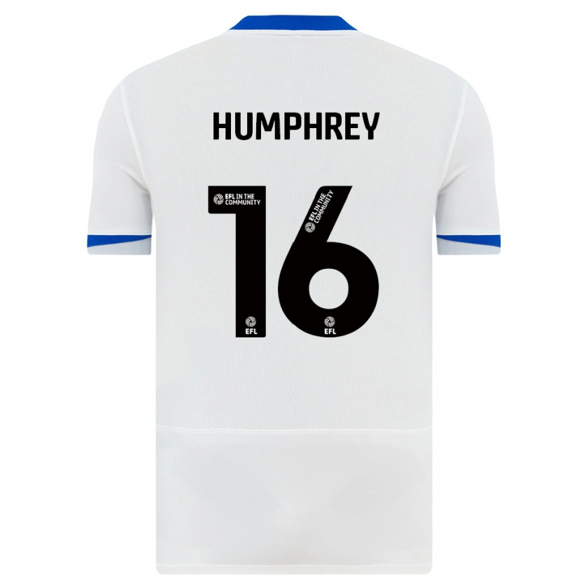 Danxen Men Ella Humphrey #16 White Black Away Jersey 2025/26 T-Shirt