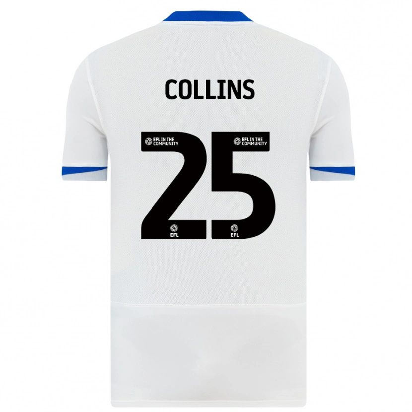 Danxen Men Izzy Collins #25 White Black Away Jersey 2025/26 T-Shirt