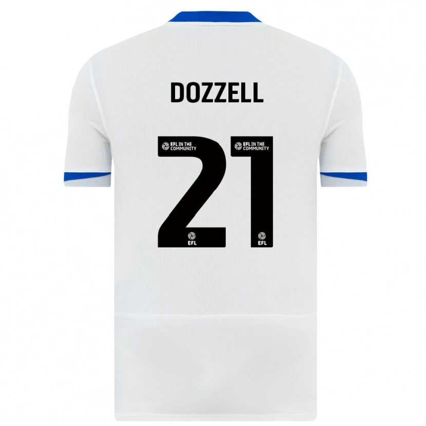 Danxen Men Andre Dozzell #21 White Black Away Jersey 2025/26 T-Shirt