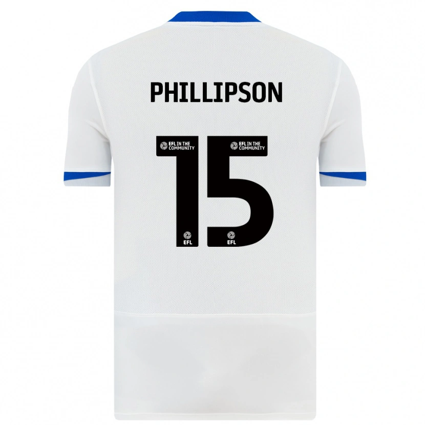 Danxen Men Ben Phillipson #15 White Black Away Jersey 2025/26 T-Shirt