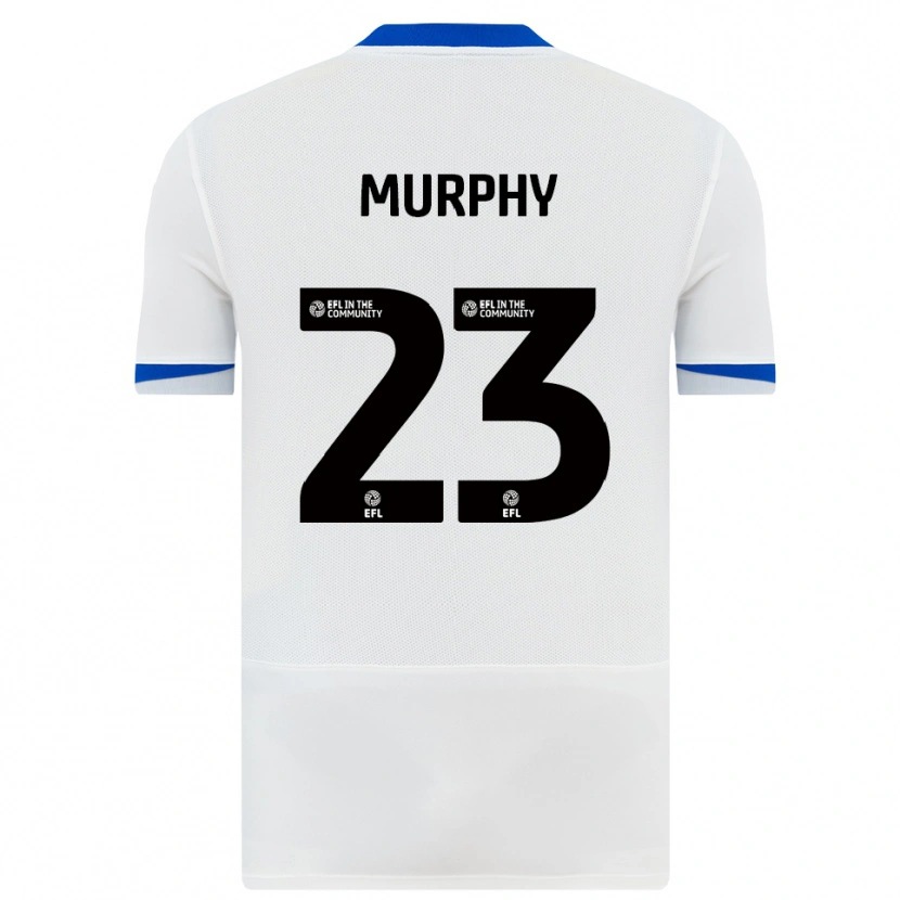 Danxen Men Josh Murphy #23 White Black Away Jersey 2025/26 T-Shirt