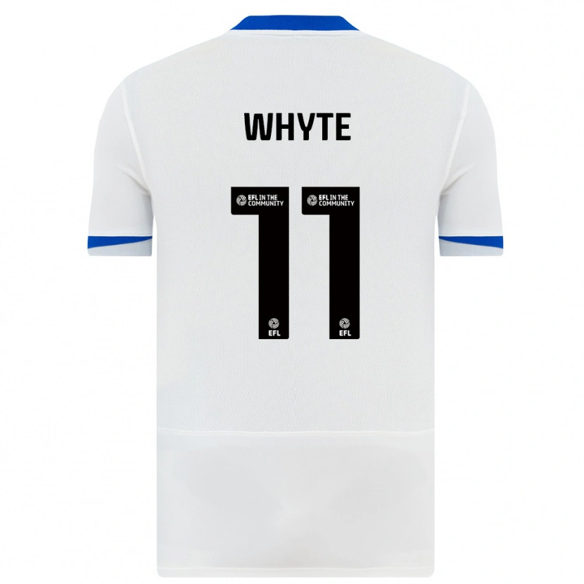 Danxen Men Gavin Whyte #11 White Black Away Jersey 2025/26 T-Shirt