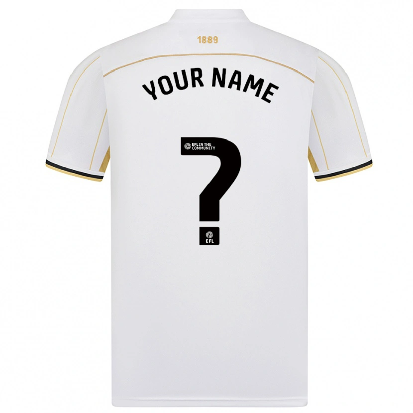 Danxen Men Your Name #0 White Gold Away Jersey 2025/26 T-Shirt
