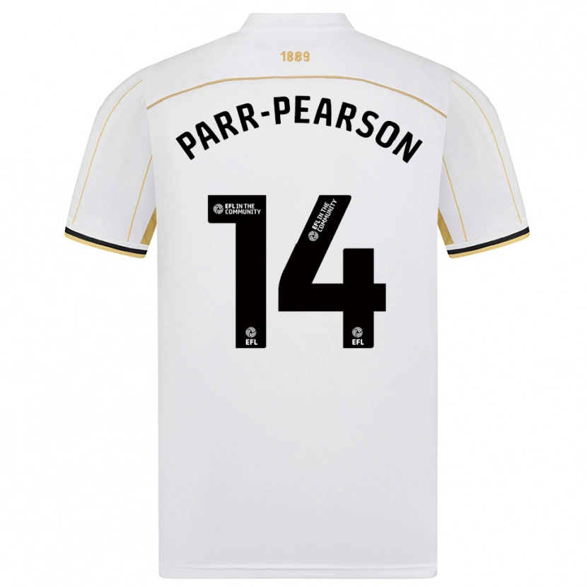 Danxen Men Marley Parr-Pearson #14 White Gold Away Jersey 2025/26 T-Shirt