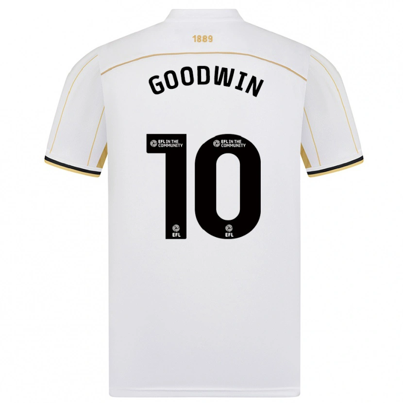 Danxen Men Isobel Goodwin #10 White Gold Away Jersey 2025/26 T-Shirt