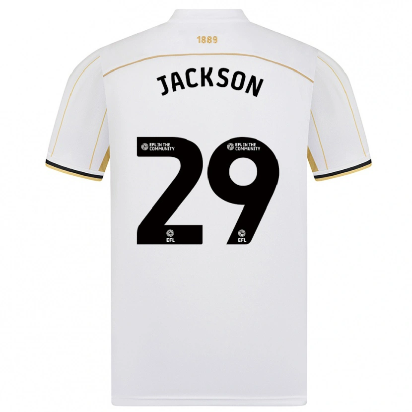 Danxen Men Fallon Olivia Connolly-Jackson #29 White Gold Away Jersey 2025/26 T-Shirt