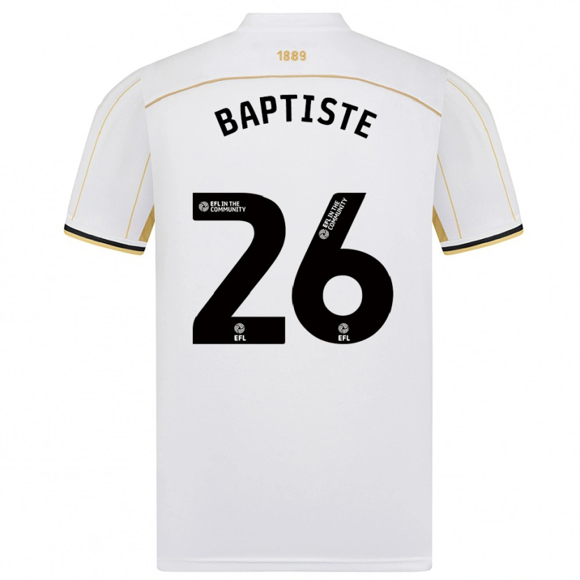 Danxen Men Jamal Baptiste #26 White Gold Away Jersey 2025/26 T-Shirt