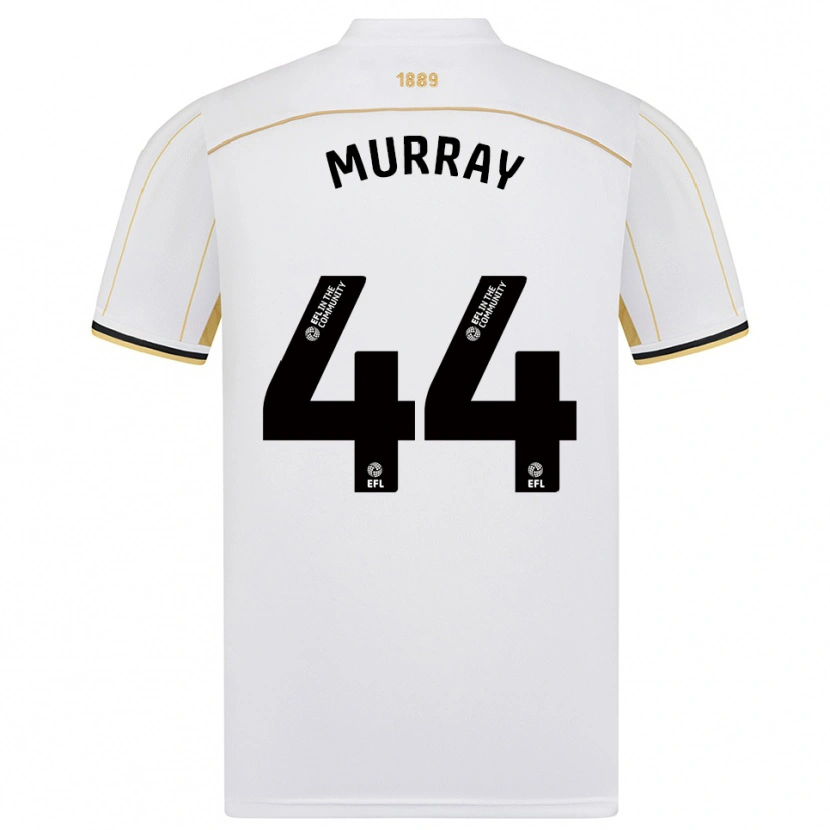 Danxen Men Satara Murray #44 White Gold Away Jersey 2025/26 T-Shirt