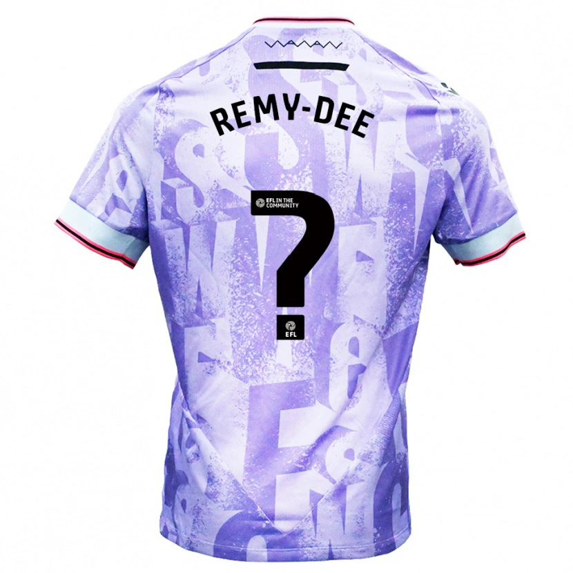 Danxen Men Caiden Remy-Dee #0 Lilac White Away Jersey 2025/26 T-Shirt