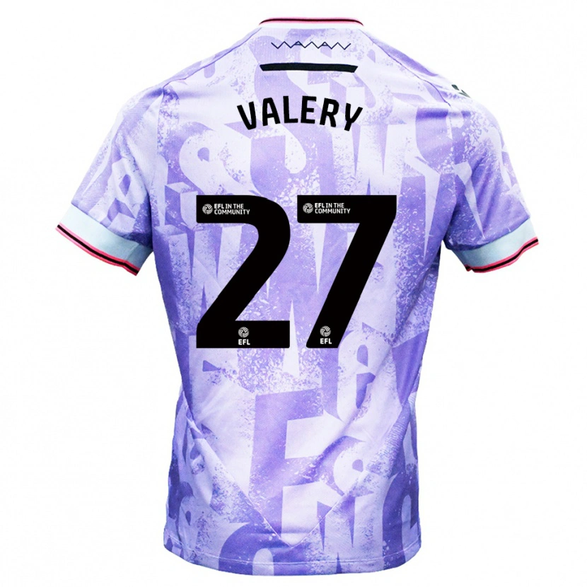Danxen Men Yan Valery #27 Lilac White Away Jersey 2025/26 T-Shirt