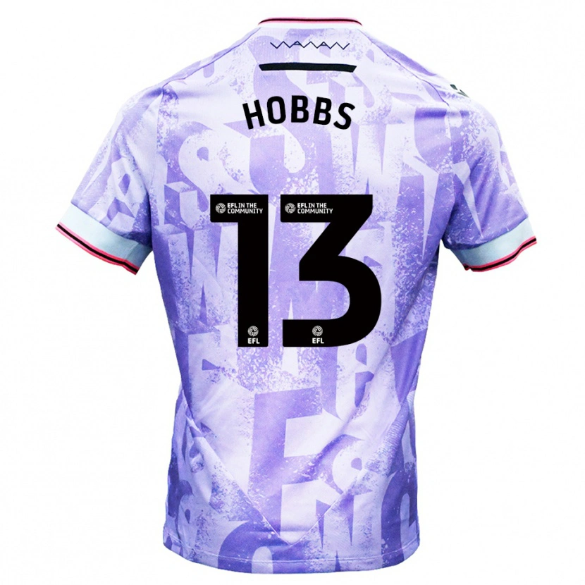 Danxen Men Charlie Hobbs #13 Lilac White Away Jersey 2025/26 T-Shirt