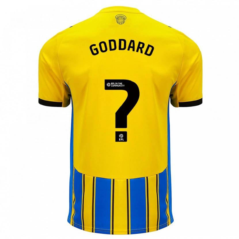 Danxen Men Amy Goddard #0 Blue Yellow Away Jersey 2025/26 T-Shirt