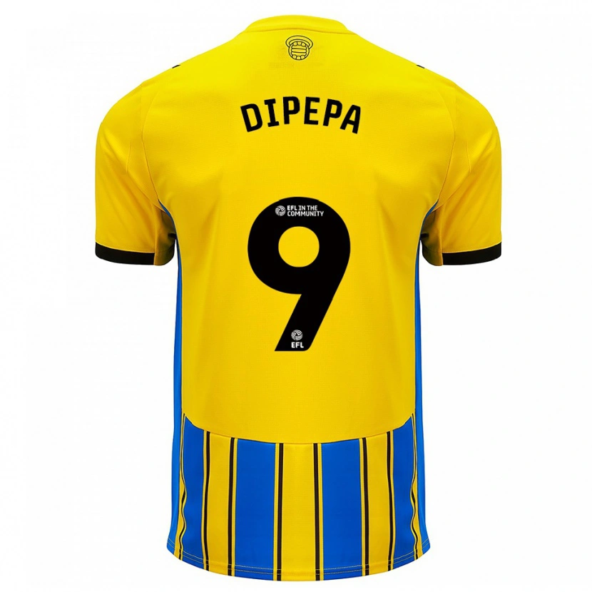 Danxen Men Baylee Dipepa #9 Blue Yellow Away Jersey 2025/26 T-Shirt