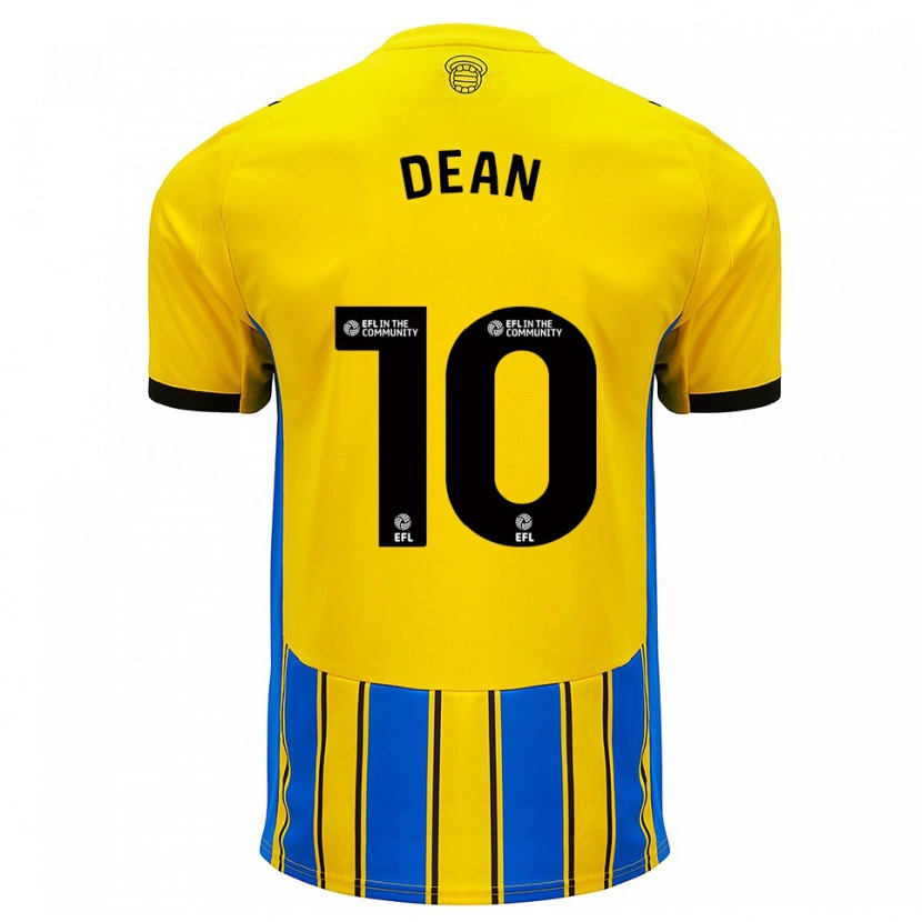 Danxen Men Rianna Dean #10 Blue Yellow Away Jersey 2025/26 T-Shirt
