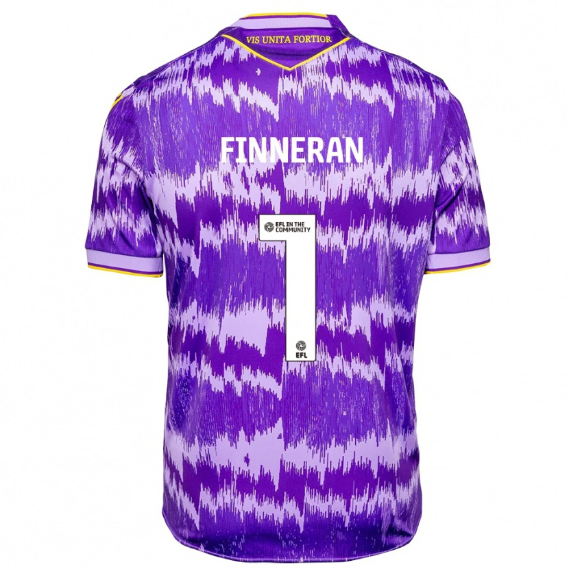 Danxen Men Ellie Finneran #1 Purple Yellow Away Jersey 2025/26 T-Shirt