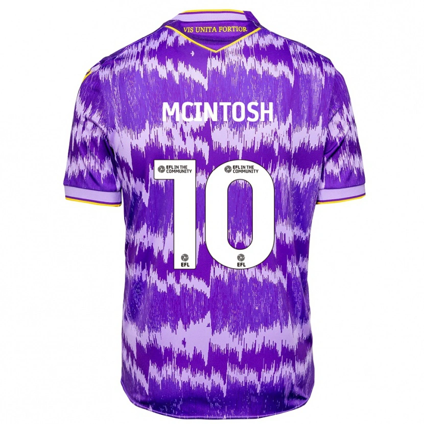 Danxen Men Ruben Mcintosh #10 Purple Yellow Away Jersey 2025/26 T-Shirt
