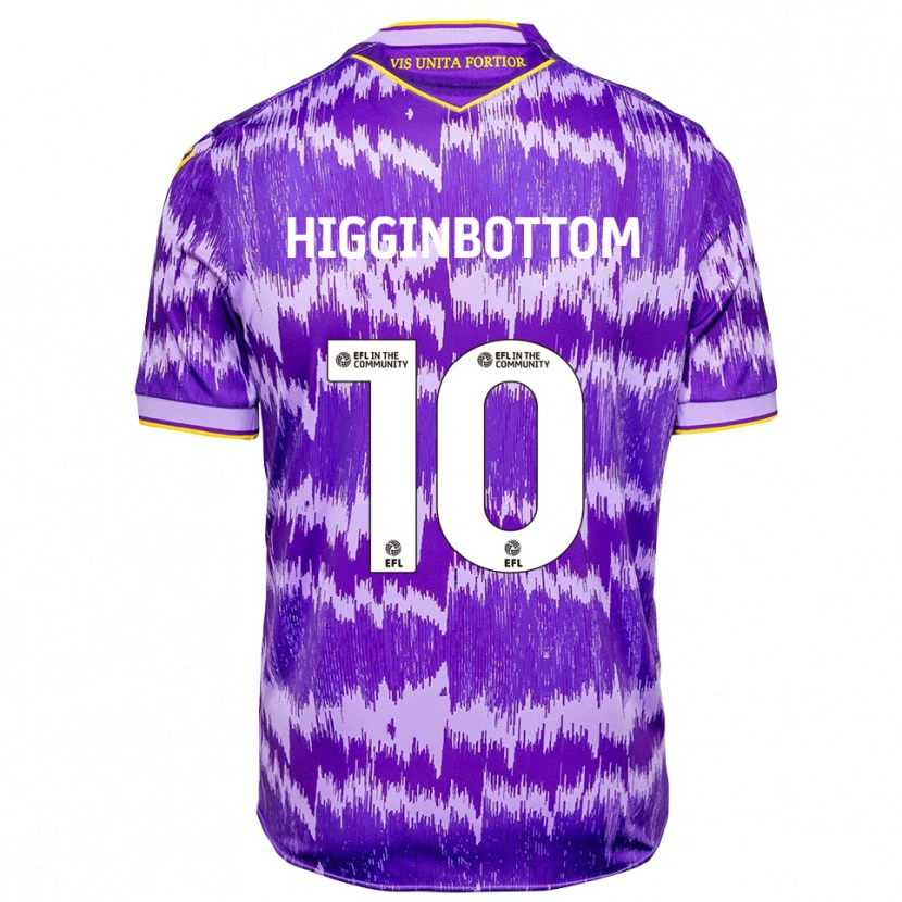 Danxen Men Alice Higginbottom #10 Purple Yellow Away Jersey 2025/26 T-Shirt