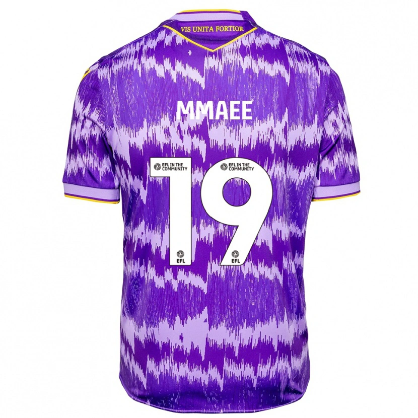 Danxen Men Ryan Mmaee #19 Purple Yellow Away Jersey 2025/26 T-Shirt
