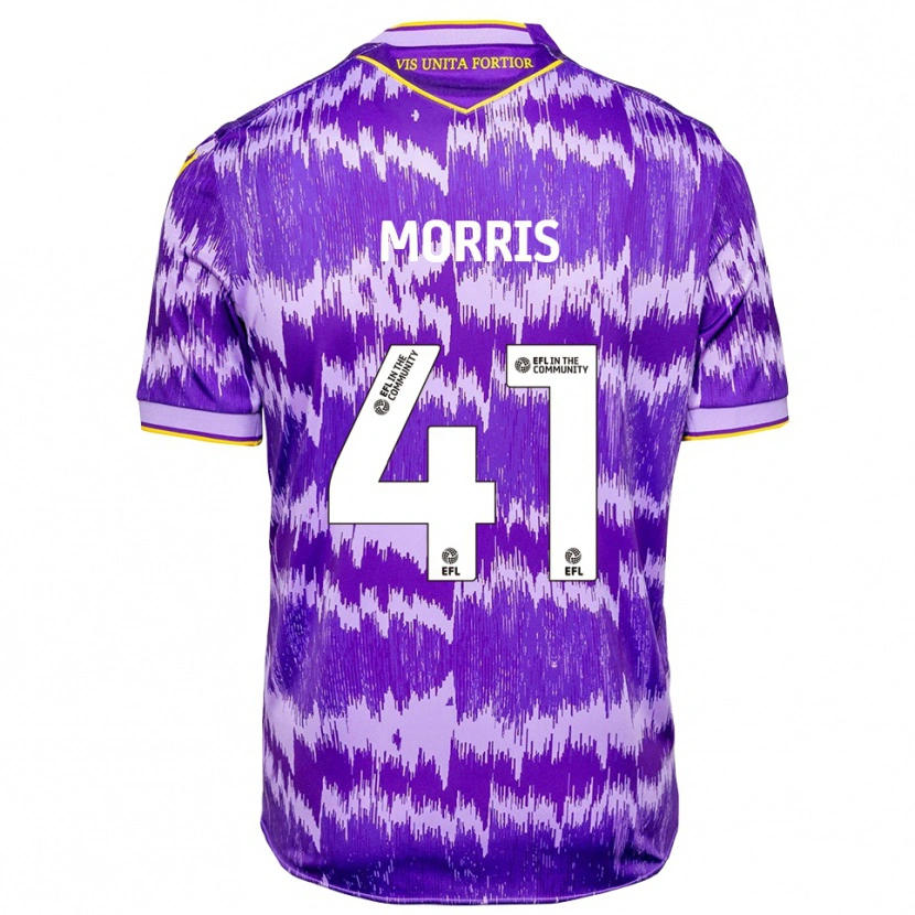 Danxen Men Scott Morris #41 Purple Yellow Away Jersey 2025/26 T-Shirt