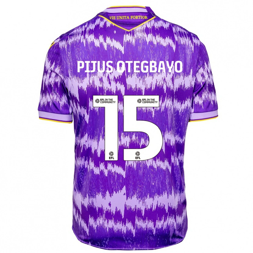 Danxen Men Raphael Pijus Otegbayo #15 Purple Yellow Away Jersey 2025/26 T-Shirt