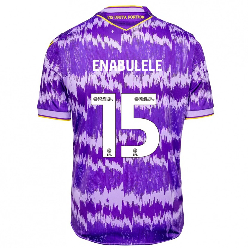 Danxen Men Oghosaiwi Enabulele #15 Purple Yellow Away Jersey 2025/26 T-Shirt