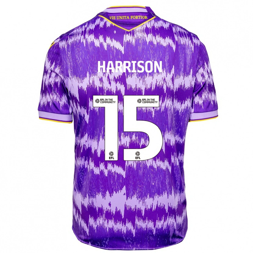 Danxen Men Max Harrison #15 Purple Yellow Away Jersey 2025/26 T-Shirt