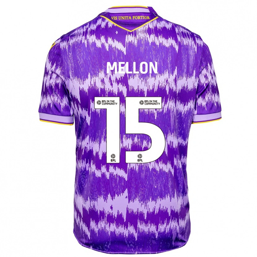 Danxen Men Luke Mellon #15 Purple Yellow Away Jersey 2025/26 T-Shirt