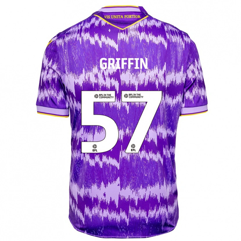 Danxen Men Jake Griffin #57 Purple Yellow Away Jersey 2025/26 T-Shirt