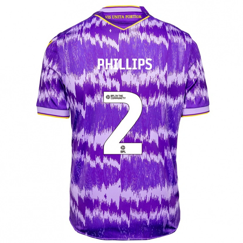 Danxen Men Sanchez Phillips #2 Purple Yellow Away Jersey 2025/26 T-Shirt