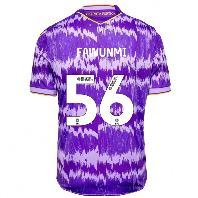 Danxen Men Favour Fawunmi #56 Purple Yellow Away Jersey 2025/26 T-Shirt