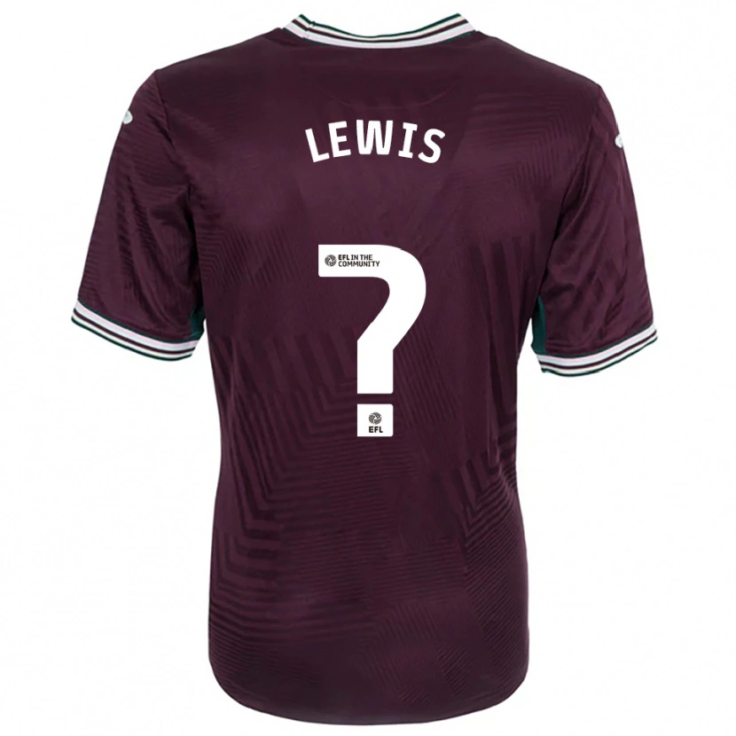 Danxen Men Bobby Lewis #0 Rust Red White Away Jersey 2025/26 T-Shirt