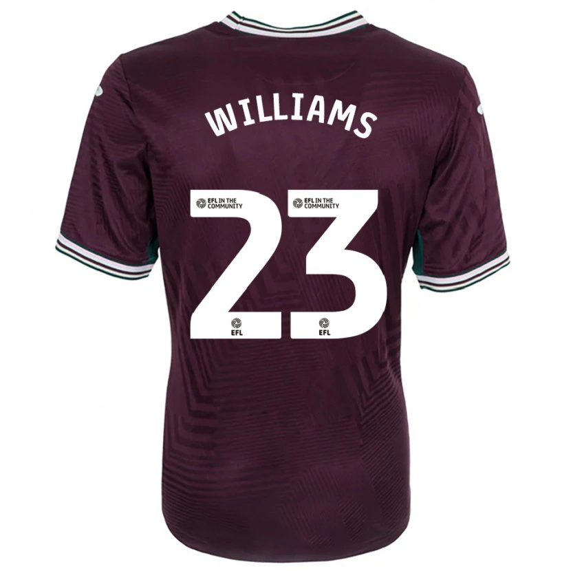 Danxen Men Jessica Williams #23 Rust Red White Away Jersey 2025/26 T-Shirt