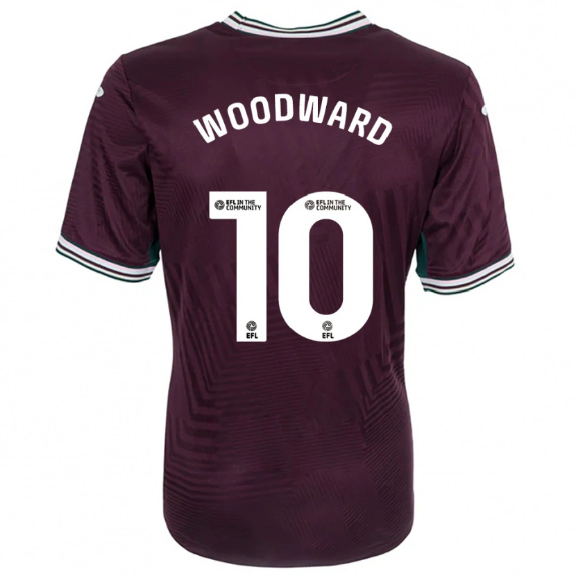 Danxen Men Thomas Woodward #10 Rust Red White Away Jersey 2025/26 T-Shirt