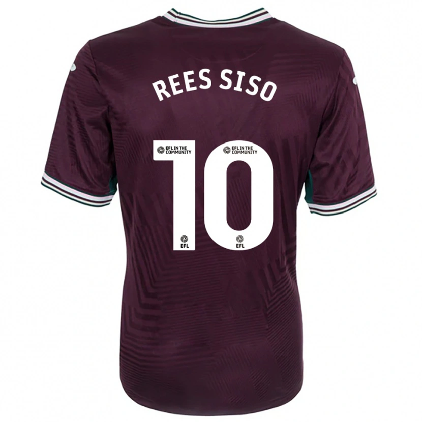 Danxen Men Ramon Rees-Siso #10 Rust Red White Away Jersey 2025/26 T-Shirt