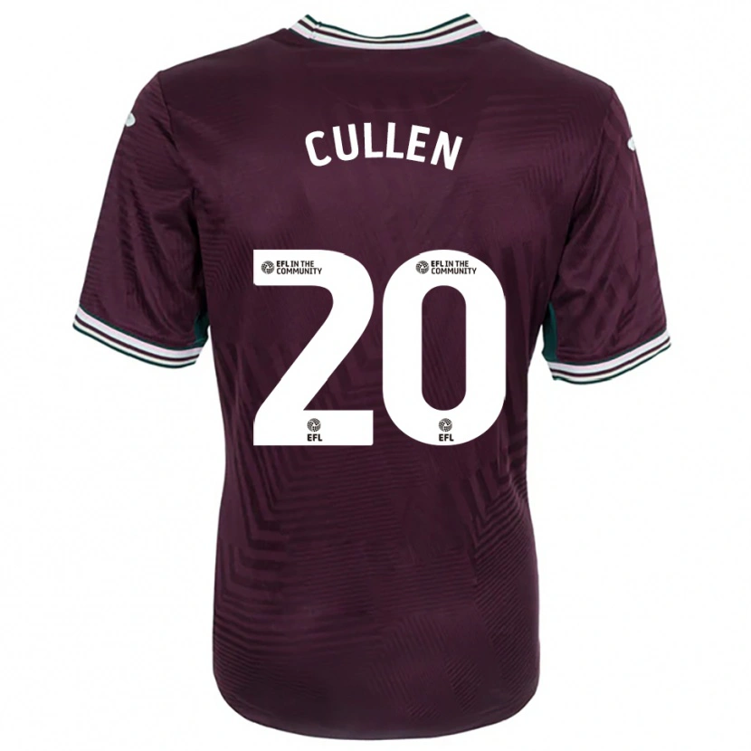 Danxen Men Liam Cullen #20 Rust Red White Away Jersey 2025/26 T-Shirt