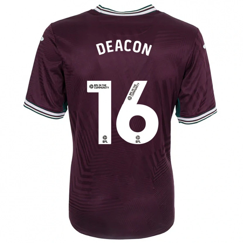 Danxen Men Aimee Deacon #16 Rust Red White Away Jersey 2025/26 T-Shirt