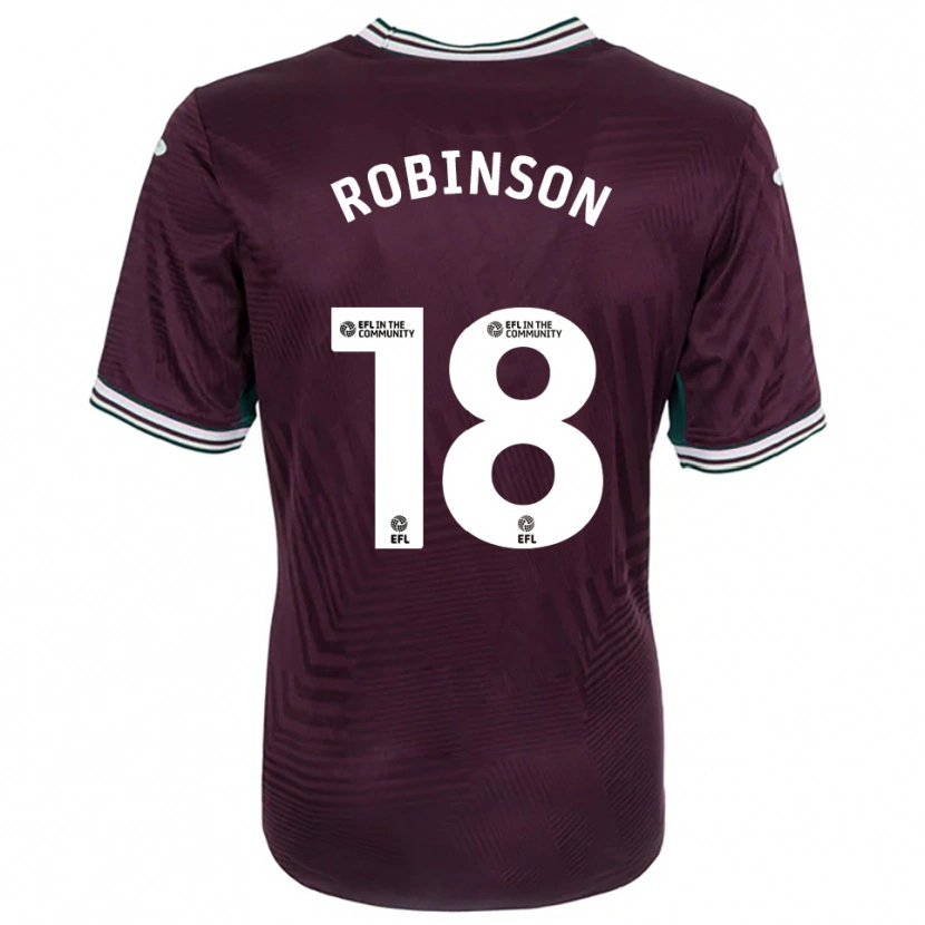 Danxen Men Milo Robinson #18 Rust Red White Away Jersey 2025/26 T-Shirt