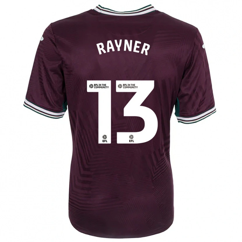 Danxen Men Opal Rayner #13 Rust Red White Away Jersey 2025/26 T-Shirt