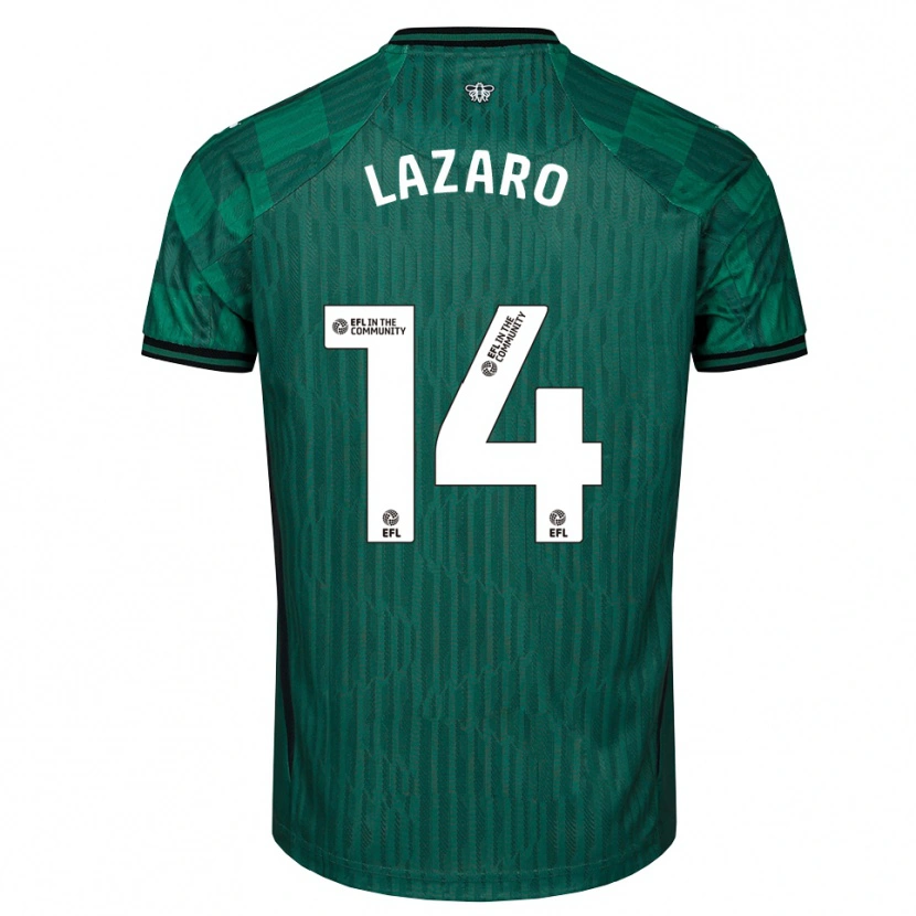 Danxen Men Maia Lazaro #14 Green Black Away Jersey 2025/26 T-Shirt