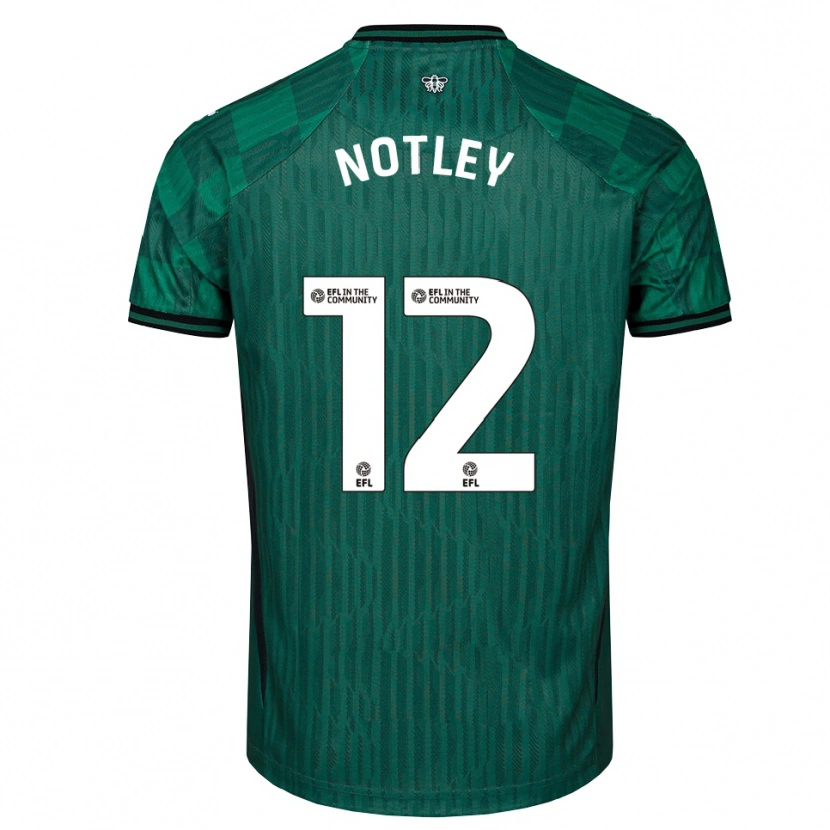 Danxen Men Tyler Notley #12 Green Black Away Jersey 2025/26 T-Shirt