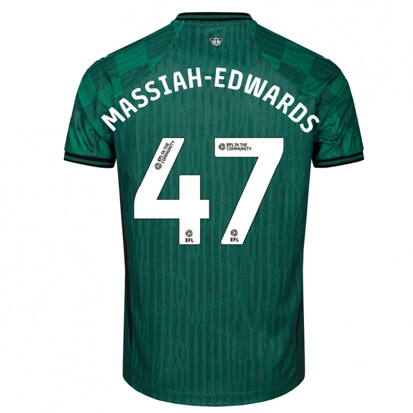 Danxen Men Zavier Massiah-Edwards #47 Green Black Away Jersey 2025/26 T-Shirt