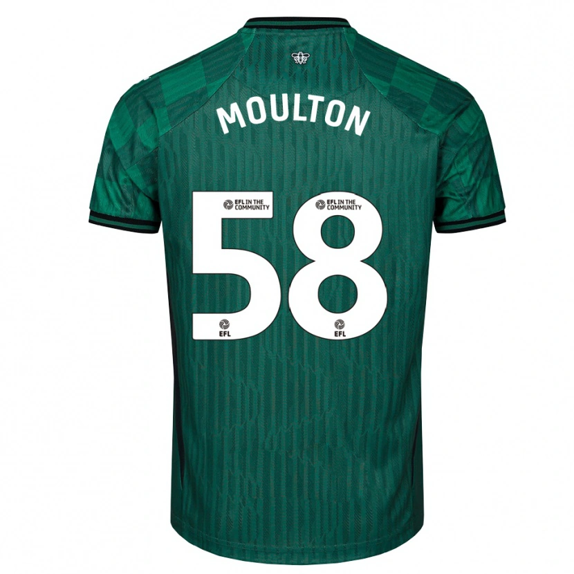 Danxen Men Jai-Dea Moulton #58 Green Black Away Jersey 2025/26 T-Shirt