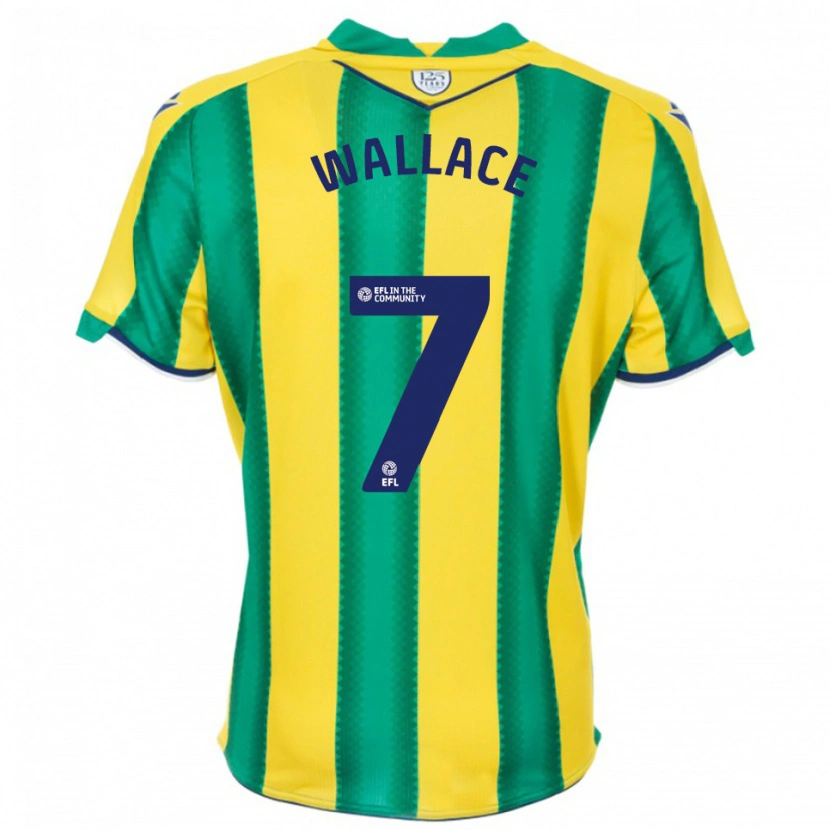 Danxen Men Jed Wallace #7 Yellow Green Away Jersey 2025/26 T-Shirt
