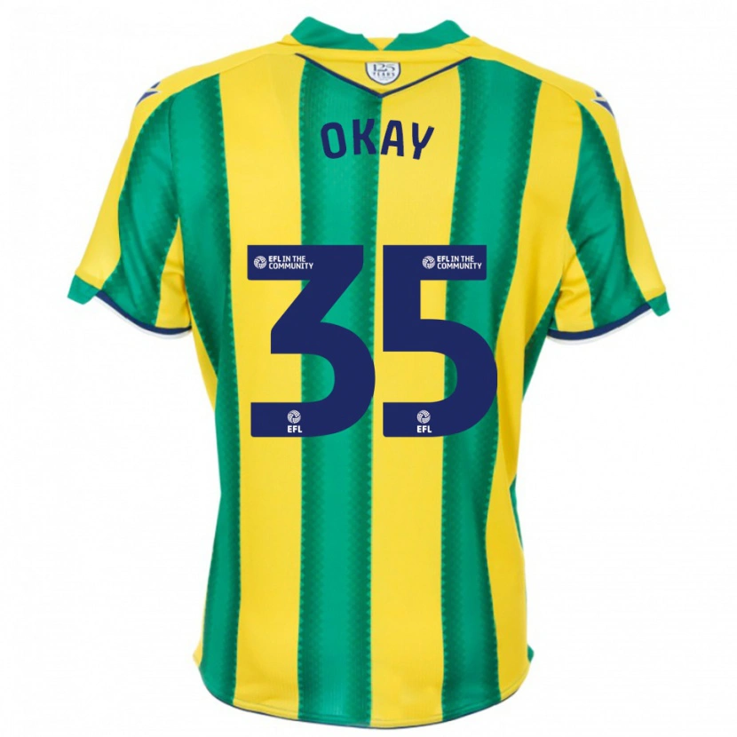 Danxen Men Okay Yokuslu #35 Yellow Green Away Jersey 2025/26 T-Shirt