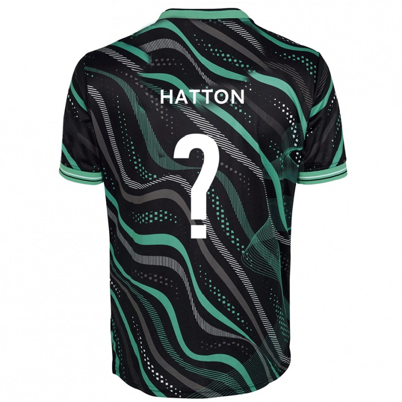 Danxen Men Will Hatton #0 Black Green Away Jersey 2025/26 T-Shirt